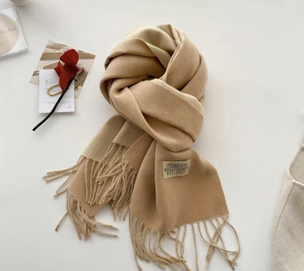 Double Sides Solid Color Scarf