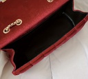 Vintage Velvet Square Shoulder Bag