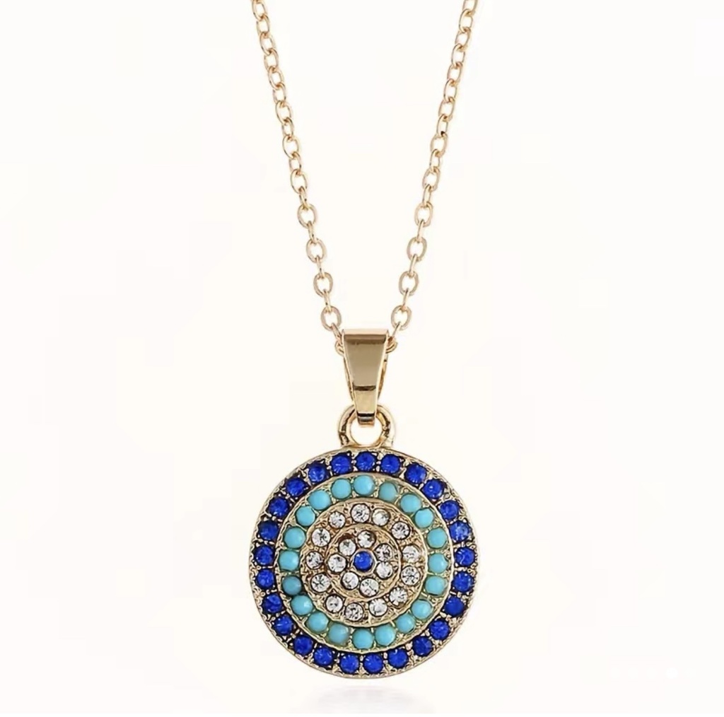 Vintage Blue Jewelry Set