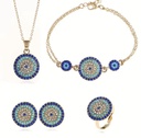 Vintage Blue Jewelry Set