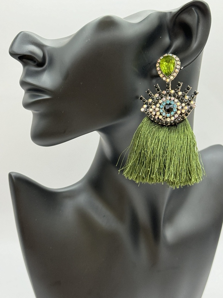 Tassel Eye Vintage Earrings