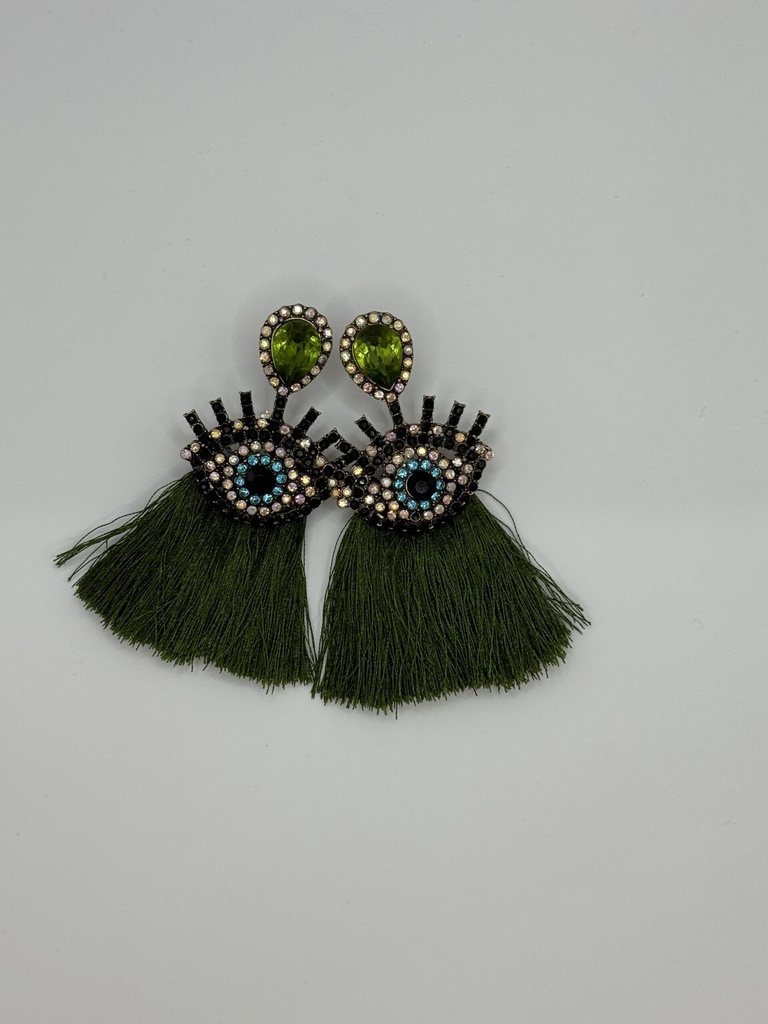 Tassel Eye Vintage Earrings
