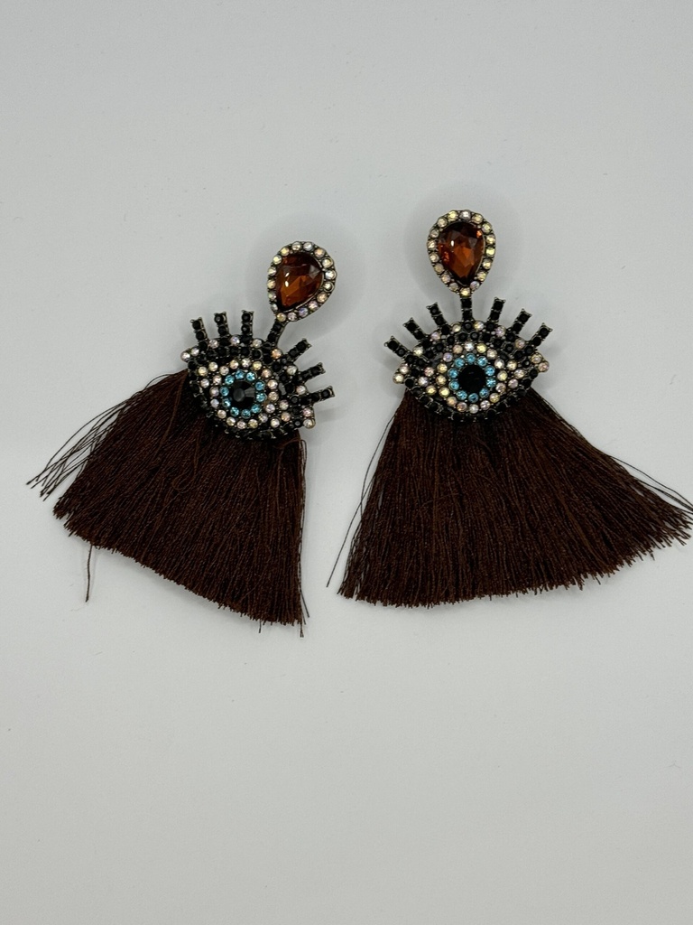Tassel Eye Vintage Earrings