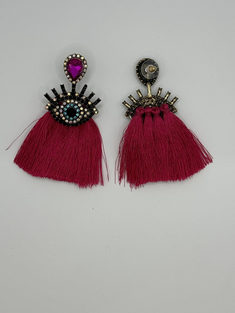 Tassel Eye Vintage Earrings
