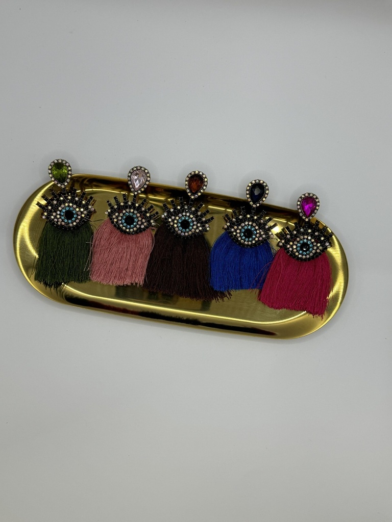Tassel Eye Vintage Earrings