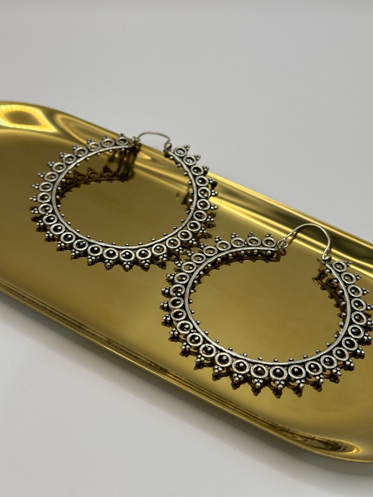 Vintage Circular Earrings