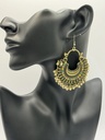 Colored Silver Indian Earrings