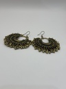 Colored Silver Indian Earrings