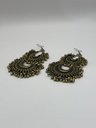Colored Silver Indian Earrings