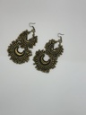 Colored Silver Indian Earrings