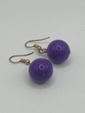 Colored Ball Earrings