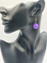 Colored Ball Earrings