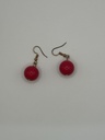 Colored Ball Earrings