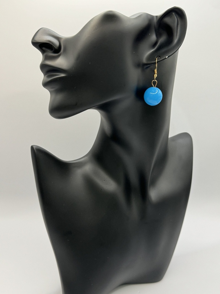 Colored Ball Earrings
