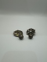 Spiral Indian vintage earrings