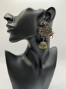 Peacock vintage earrings
