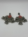 Chandelier Sliver with colored Beads Earrings