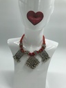 Sliver colorful Necklace