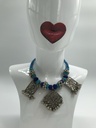 Sliver colorful Necklace