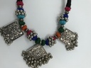 Sliver colorful Necklace