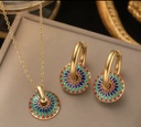 Bohemian Golden Retro Daisy Jewelry Set