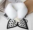Faux Fur Knitted Shawl for Women