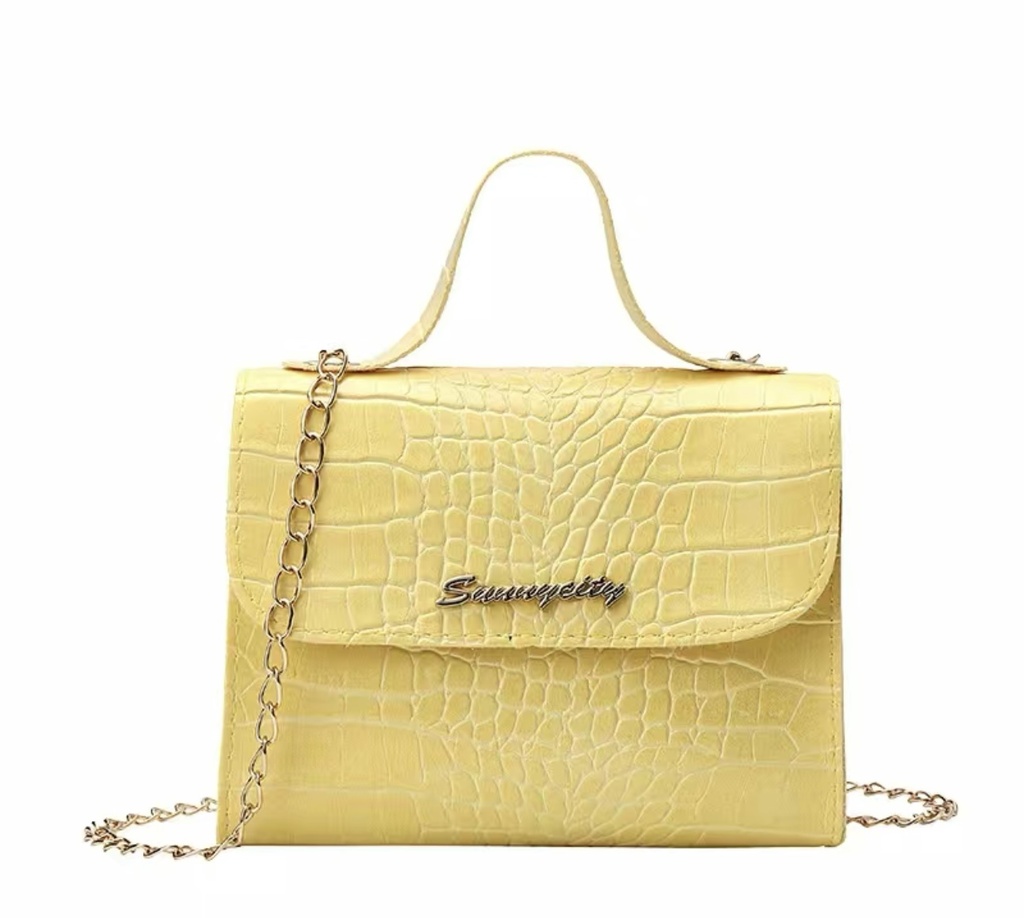 Mini Crocodile Pattern Shoulder Bag