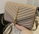 Metal Tassel Square Shoulder Bag