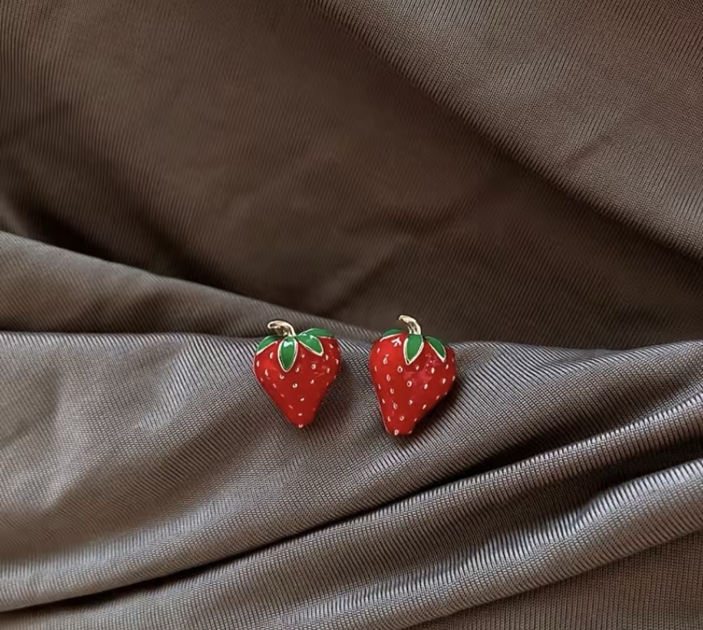 Strawberry Stud Earrings