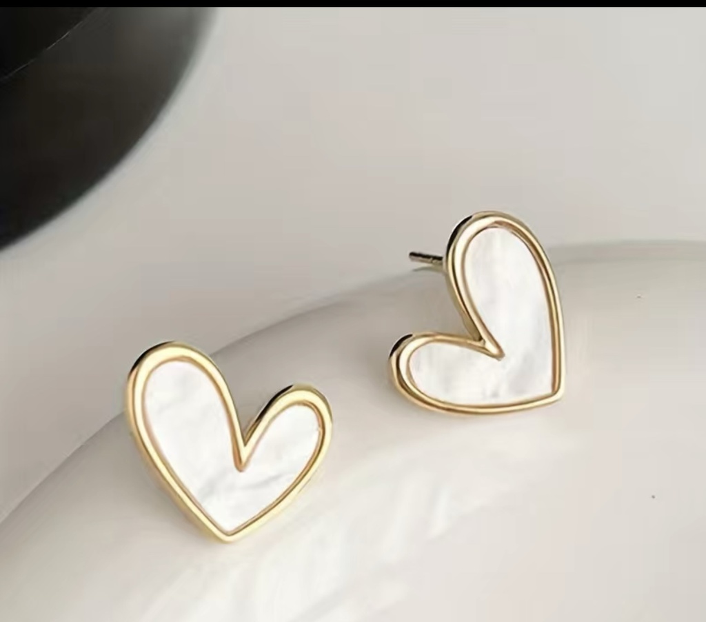 Heart Stud Earrings