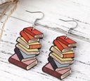 Book Stack Earrings