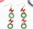Ho Ho Glitter acrylic Earrings