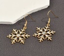 Snowflake Rhinestone Earrings