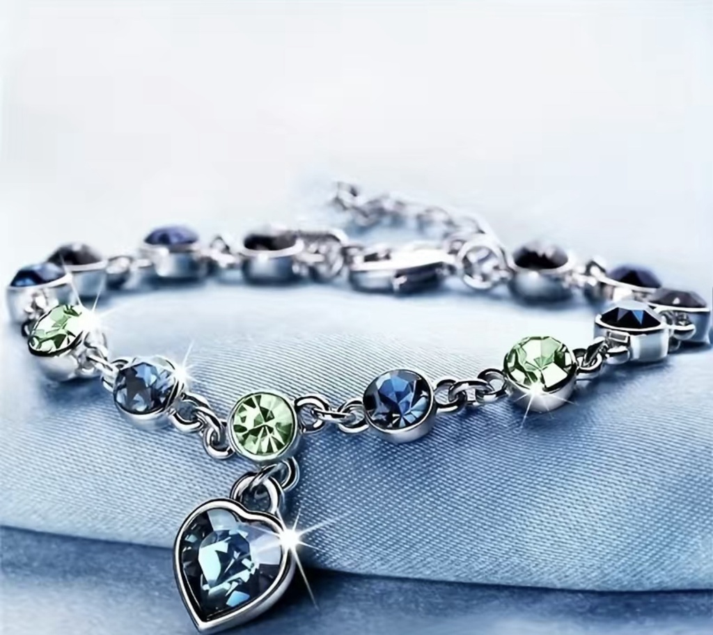 Crystal Charm Bracelet