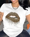 Leopard Lips Tee Shirt