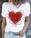 scattered Heart Print T-Shirt