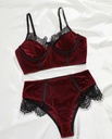 Velvet & Lace Lingerie Set