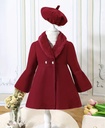 Elegant Girls Coat & Beret