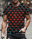 Circles Print 3D T-Shirt