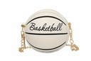 Leather Basketball Crossbody Bag