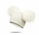 Faux Diamond Pullover Hat
