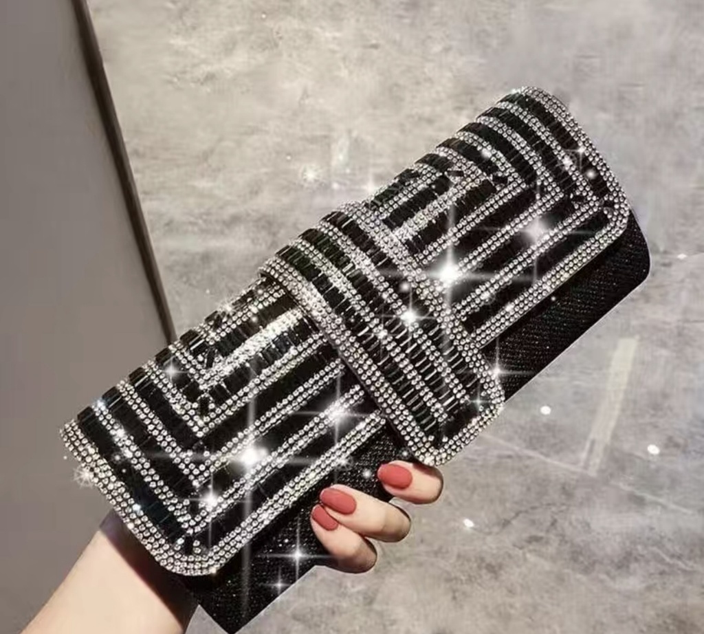 Rhinestone Evening Clutch