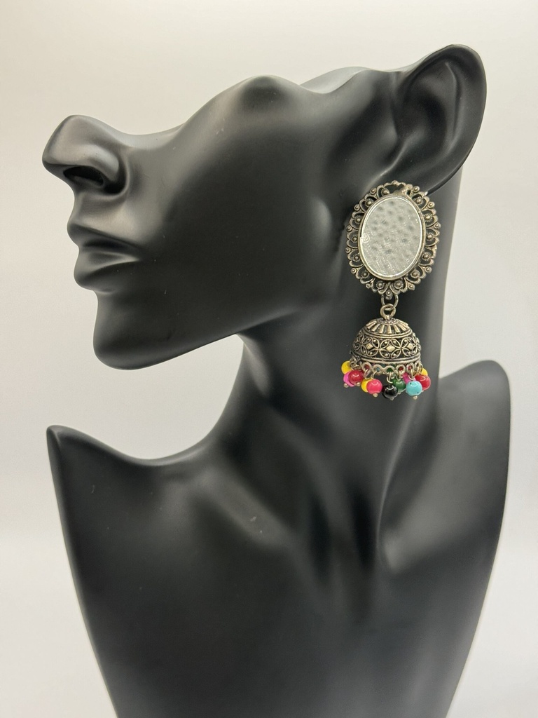 Mirror Dangling Earrings