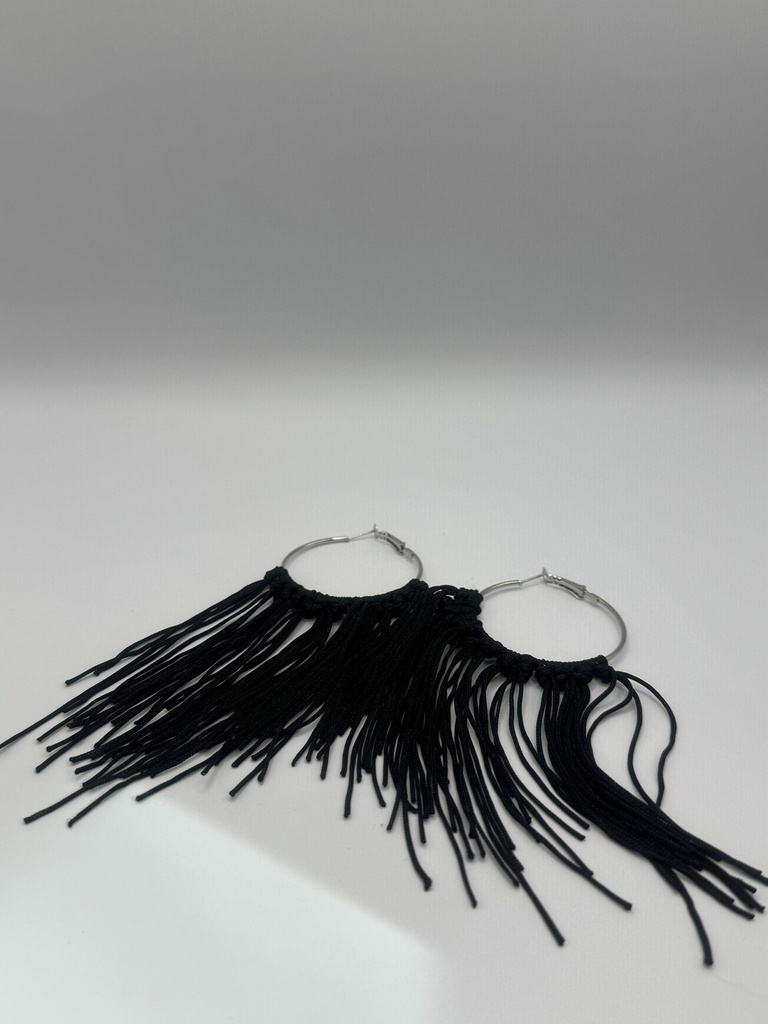 Circular Tassels Earrings