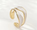 Abstract Enamel Ring