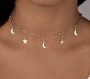 Crescent & Stars Necklace