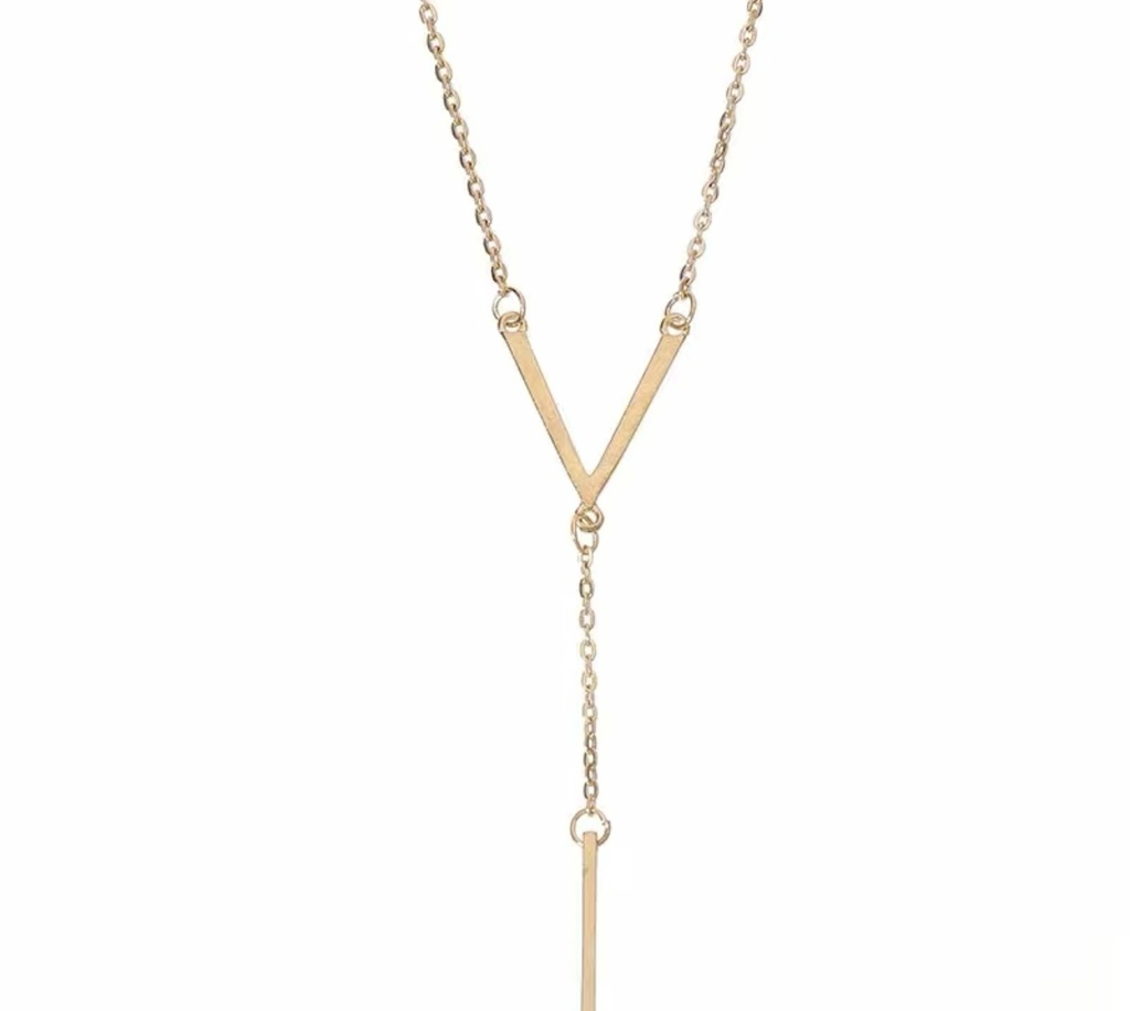 V shaped Necklace