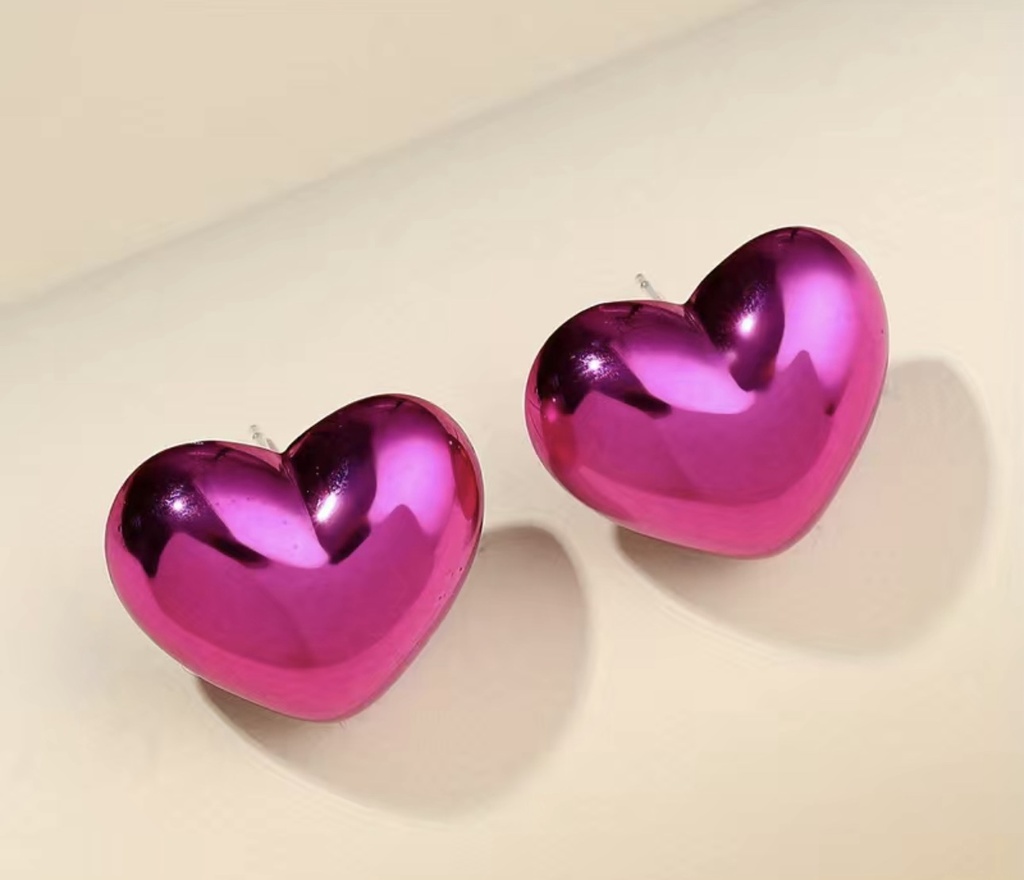 Heart Stud Earrings