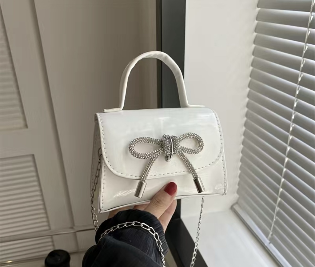 Rhinestone Bow Bag