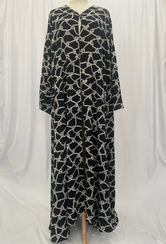 Black knot Abaya